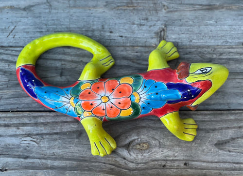 Talavera Wall Decor Gecko Iguana 16" TIG16010