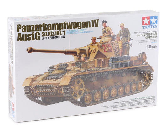 Tamiya German Tank Panzerkampfwagen IV Ausf. G 1/35 Model Tank Kit (Early Production)
