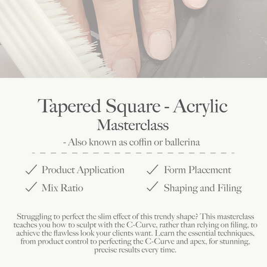 Tapered Square Shape in Acrylic Masterclass