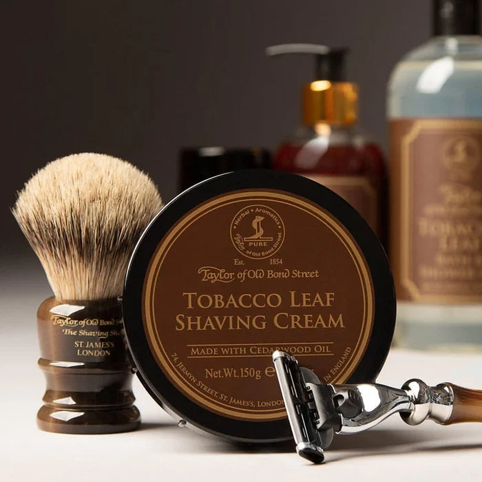 Taylor of Old Bond Street Shaving Cream Tobacco Leaf