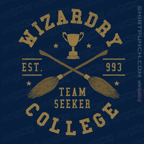 Daily_Deal_Shirts Magnets / 3"x3" / Navy Team Seeker