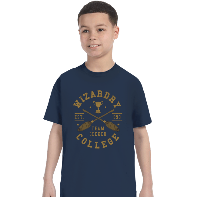 Daily_Deal_Shirts T-Shirts, Youth / XS / Navy Team Seeker