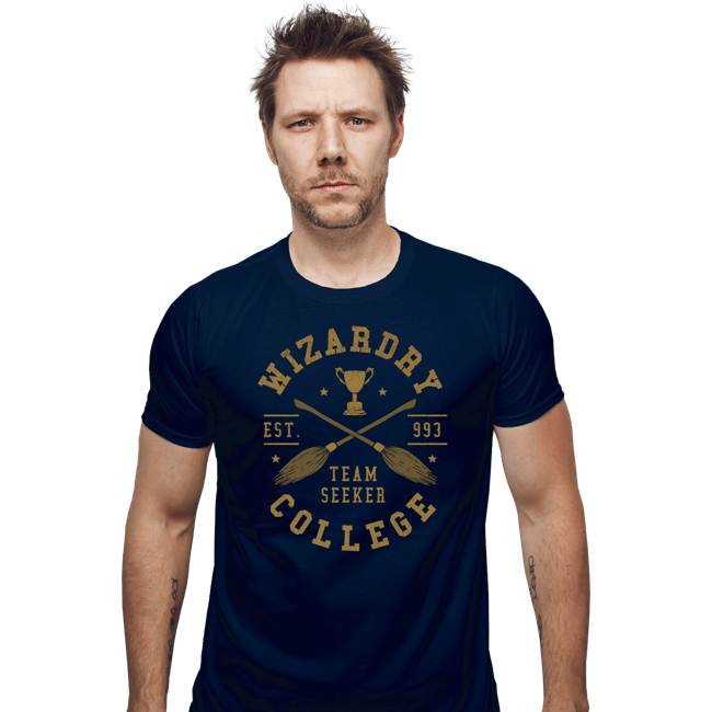 Daily_Deal_Shirts Fitted Shirts, Mens / Small / Navy Team Seeker