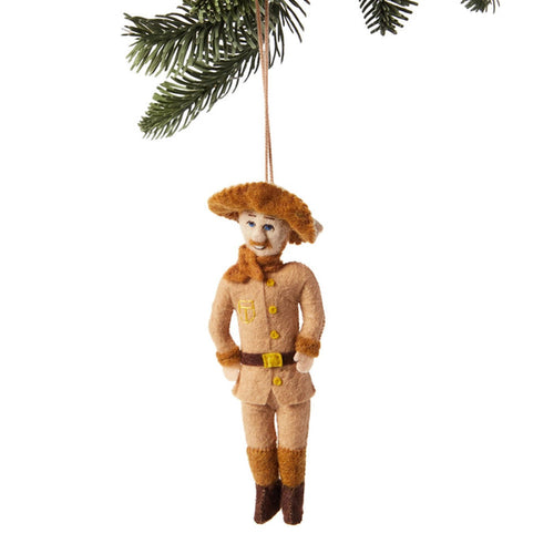 Teddy Roosevelt Felt Ornament