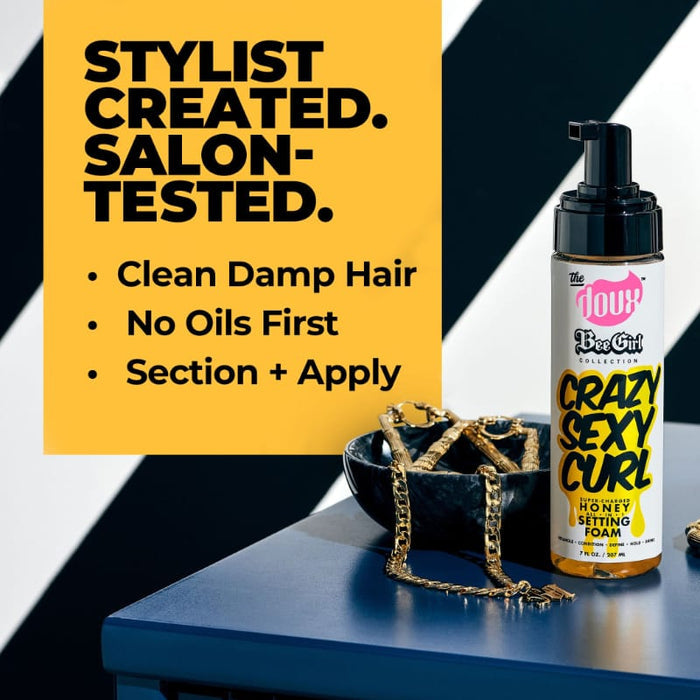 The Doux CrazySexyCurl Honey Setting Foam