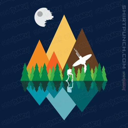 Secret_Shirts Magnets / 3"x3" / Navy The Forest View