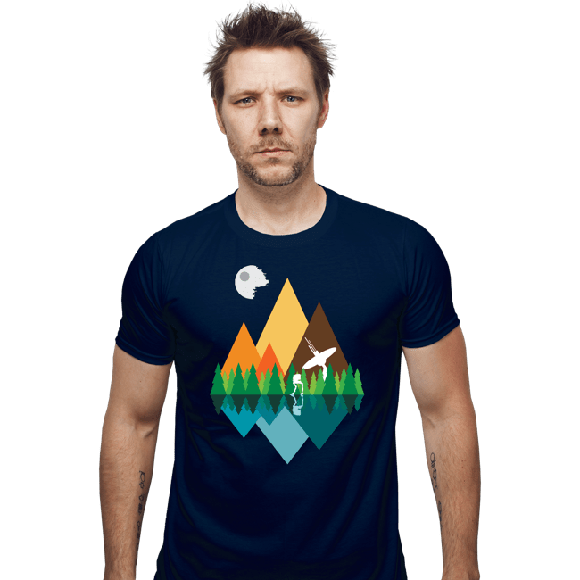 Secret_Shirts Fitted Shirts, Mens / Small / Navy The Forest View