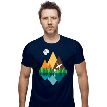 Secret_Shirts Fitted Shirts, Mens / Small / Navy The Forest View