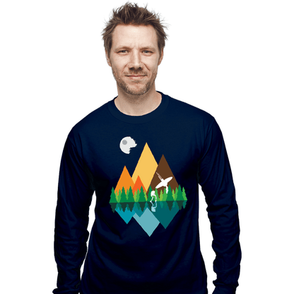 Long Sleeve Shirts, Unisex / Small / Navy