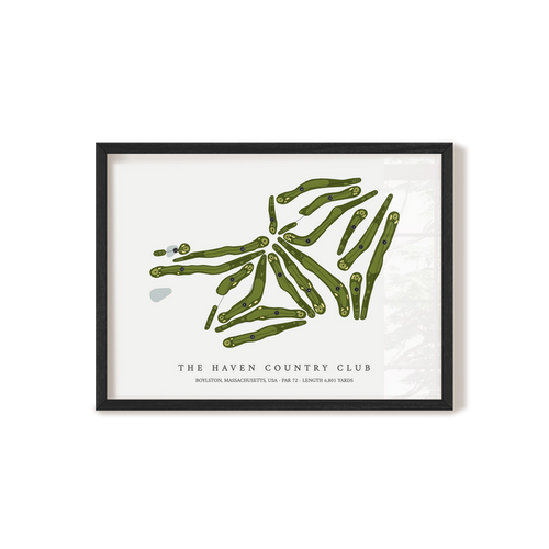 The Haven Country Club | Golf Course Print | Black Frame