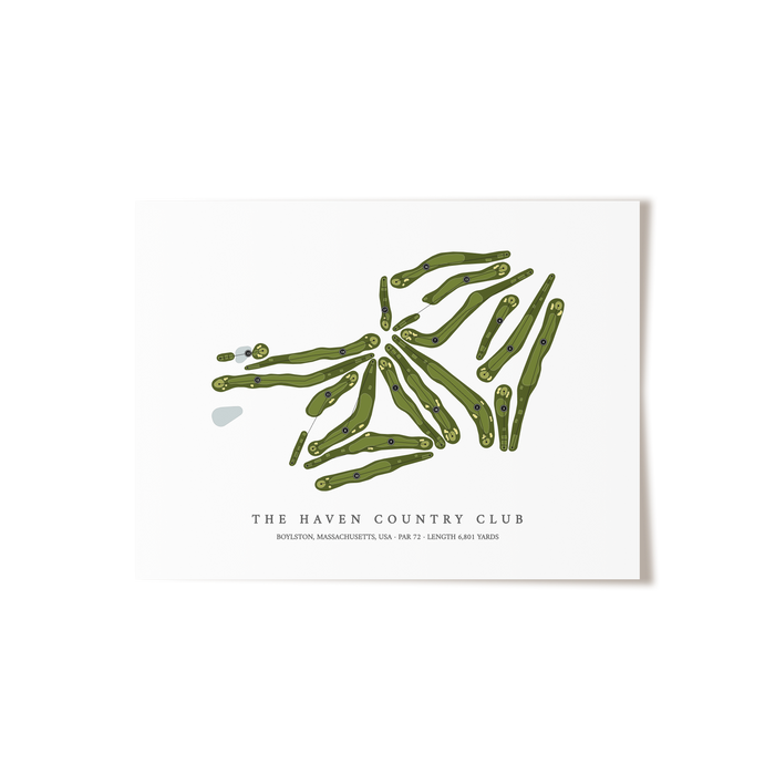 The Haven Country Club | Golf Course Print | Unframed