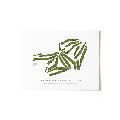 The Haven Country Club | Golf Course Print | Unframed