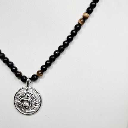 The Nemean Lion" Greek Mythology" in Stainless Steel necklace