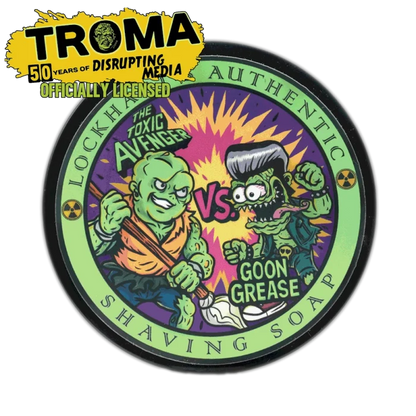 The Toxic Avenger Shave Soap - Officially Licensed - Lockhart's Authentic Grooming Company, LLC