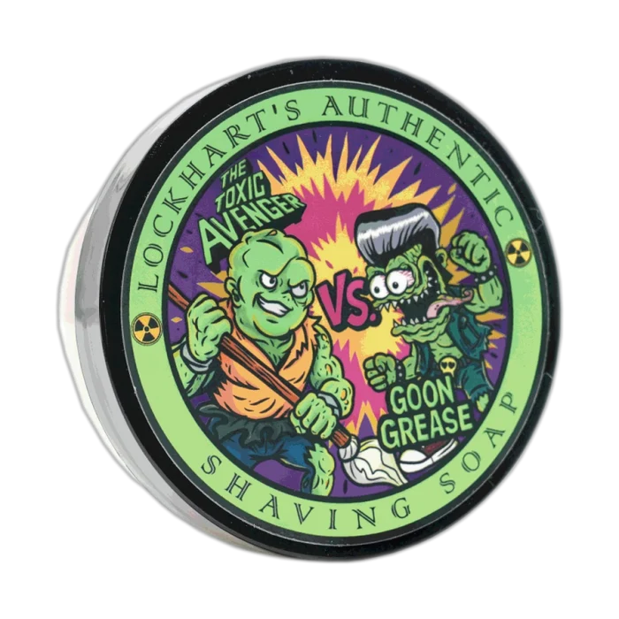 The Toxic Avenger Shave Soap - Officially Licensed - Lockhart's Authentic Grooming Company, LLC