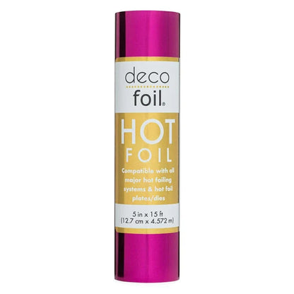 Therm-O Web - Deco Foil Hot Foil Roll - 5" x 15 ft. - Orchid. Available at Embellish Away located in Bowmanville Ontario Canada.