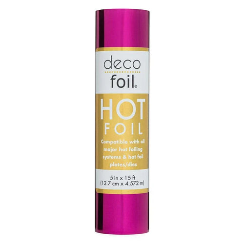 Therm-O Web - Deco Foil Hot Foil Roll - 5" x 15 ft. - Orchid. Available at Embellish Away located in Bowmanville Ontario Canada.