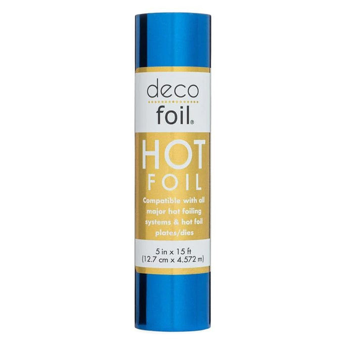 Therm-O Web - Deco Foil Hot Foil Roll - 5" x 15 ft. - Sapphire Blue. Available at Embellish Away located in Bowmanville Ontario Canada.