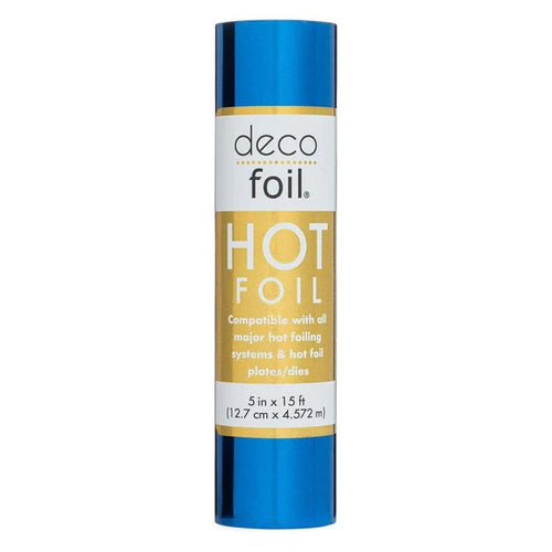 Therm-O Web - Deco Foil Hot Foil Roll - 5" x 15 ft. - Sapphire Blue. Available at Embellish Away located in Bowmanville Ontario Canada.