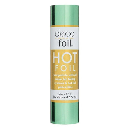 Therm-O Web - Deco Foil Hot Foil Roll - 5" x 15 ft. - Mint. Available at Embellish Away located in Bowmanville Ontario Canada.