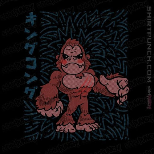 Shirts Magnets / 3"x3" / Black Tiny Kong
