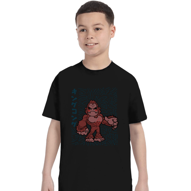 Shirts T-Shirts, Youth / XS / Black Tiny Kong