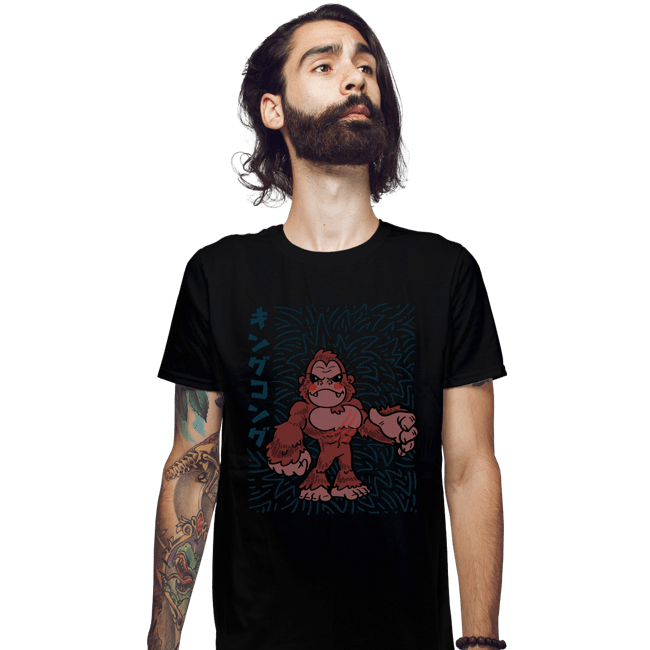 Shirts Fitted Shirts, Mens / Small / Black Tiny Kong