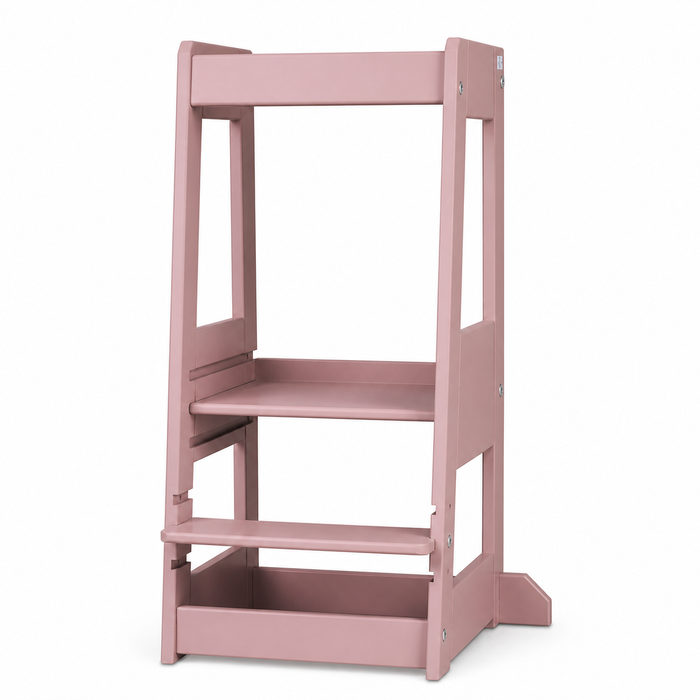 tiSsi Lernturm Felix in Oriental Rose als helles quadratisches Produktbild vor weißem Hintergrund