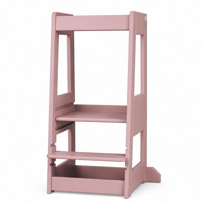 tiSsi Lernturm Felix in Oriental Rose als helles quadratisches Produktbild vor weißem Hintergrund