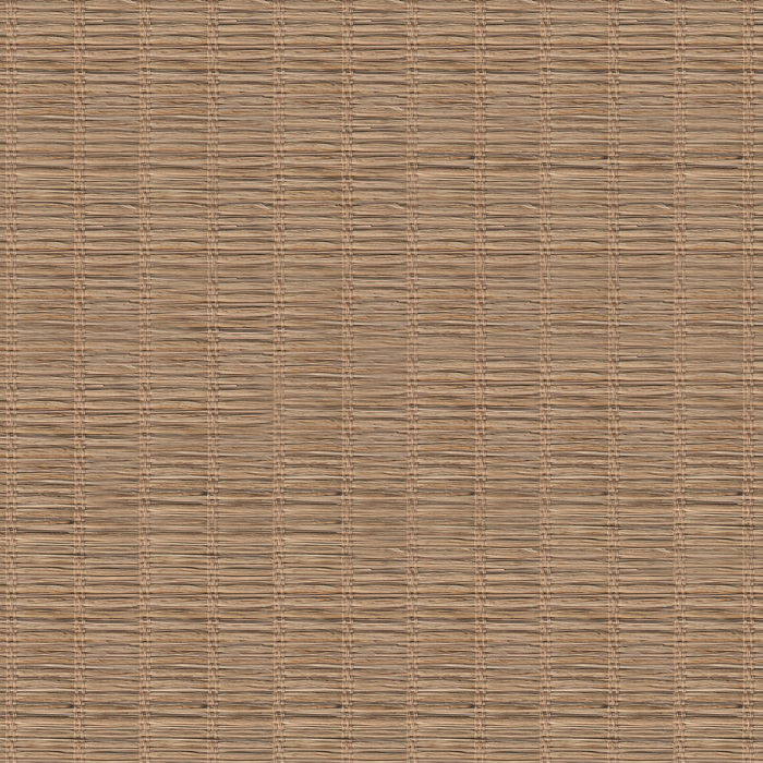 Toffee woven wood sample in a warm tan woven texture, made to order in the USA with short lead times