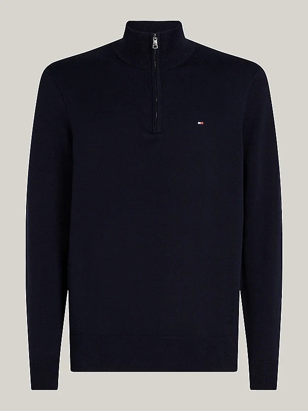 Tommy Hilfiger Ess Cotton Zip Mock