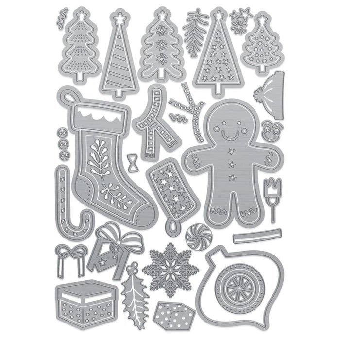 Tonic Studios - Die Set - Candy Cane Christmas. Designed with the young and young-at-heart in mind, this charming collection features delightful products for the sweet-toothed crafter! Available at Embellish Away located in Bowmanville Ontario Canada.