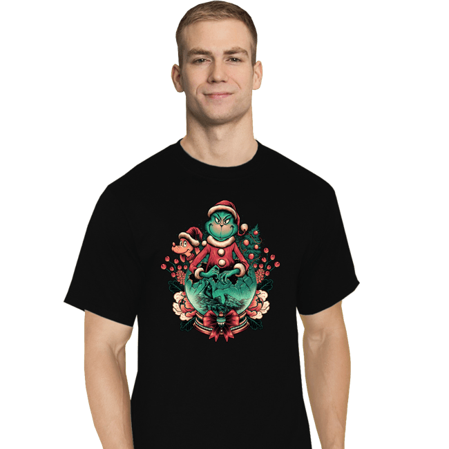 Daily_Deal_Shirts T-Shirts, Tall / Large / Black Too Grumpy For Christmas