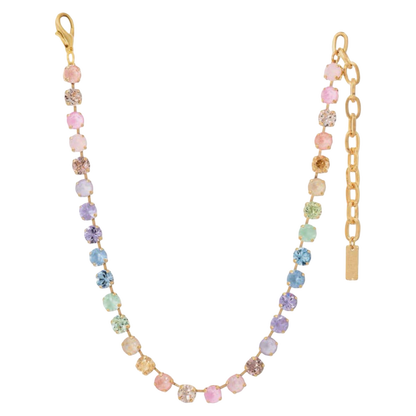 TOVA Oakland Necklace, TOVA Fairy Dust Mix necklace, handmade Swarovski crystal necklace, Swarovski crystal necklace, colorful crystal necklace, multicolor necklace, statement necklace, layered necklace, TOVA jewelry, handmade jewelry, colorful jewelry, sparkly necklace, boutique jewelry, gift for her, women’s accessories, Oh Meredith jewelry