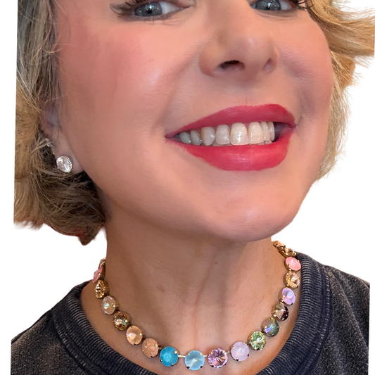 fairy dust sofia necklace swarovski tova choker necklace