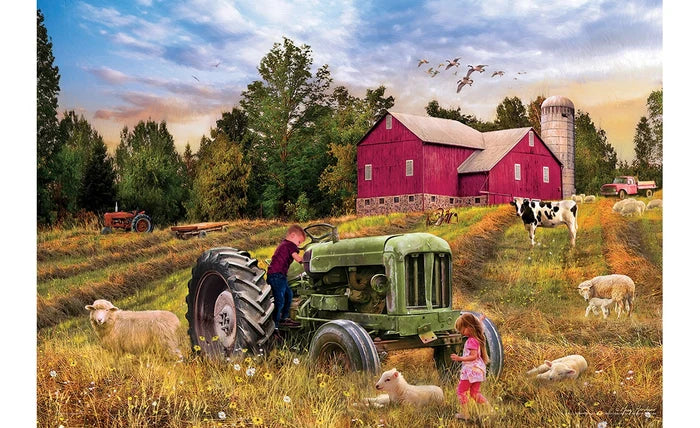 Tractor Tin Puzzle
