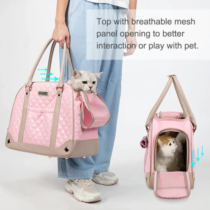 True Love Pet Carrier TLX6971 - Available in Black or Pink - Dog.Dog.Cat.