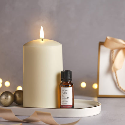 TruGlow AIR® Portable Candle Diffuser & Christmas Morning Fragrance Oil Bundle, Chosen by You
