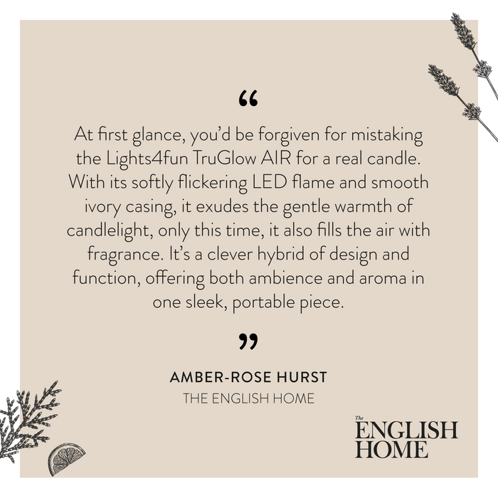 TruGlow AIR® Portable Candle Diffuser & Christmas Morning Fragrance Oil Bundle, Chosen by You