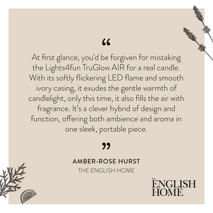 TruGlow AIR® Portable Candle Diffuser & Christmas Morning Fragrance Oil Bundle, Chosen by You