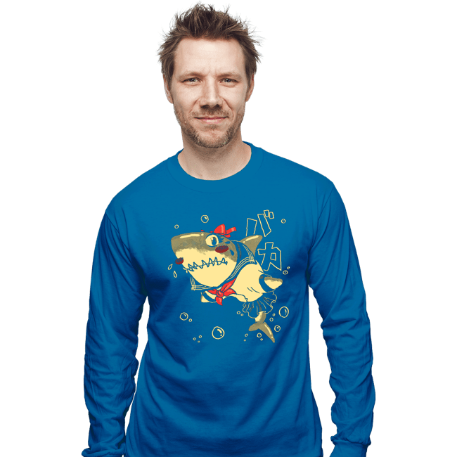 Long Sleeve Shirts, Unisex / Small / Sapphire