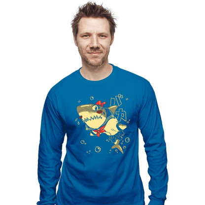 Long Sleeve Shirts, Unisex / Small / Sapphire