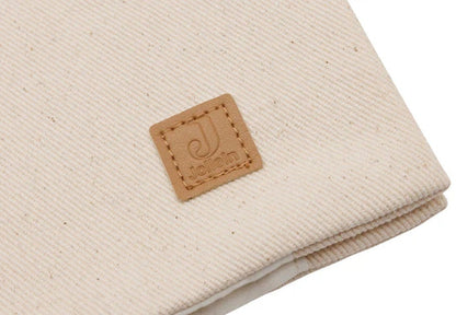 Jollein U-Heft Hülle Twill Sand – geöffnete Ansicht