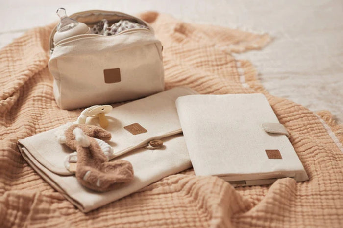 Jollein U-Heft Hülle Twill Sand – weitere Ansicht