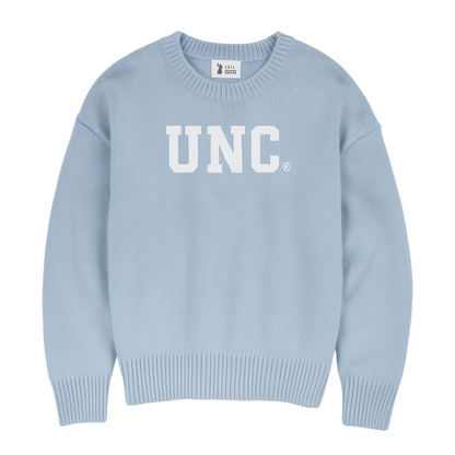 UNC Carolina Blue Knit Sweater by Jack and Sage - Main View - Jack and Sage