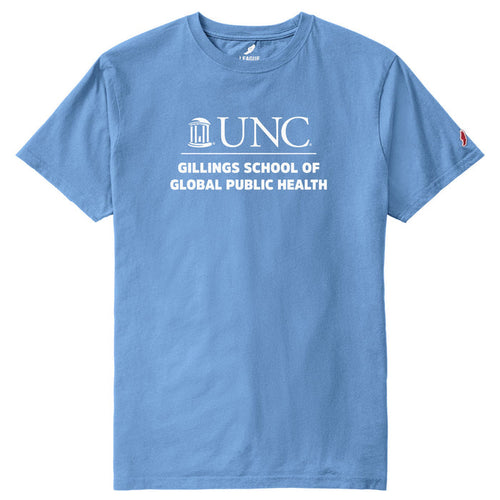 UNC Gillings School of Global Public Health T-Shirt in Carolina Blue by League - Main View - League