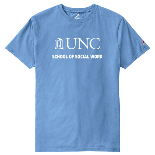 UNC School of Social Work T-Shirt in Carolina Blue - Main View - League