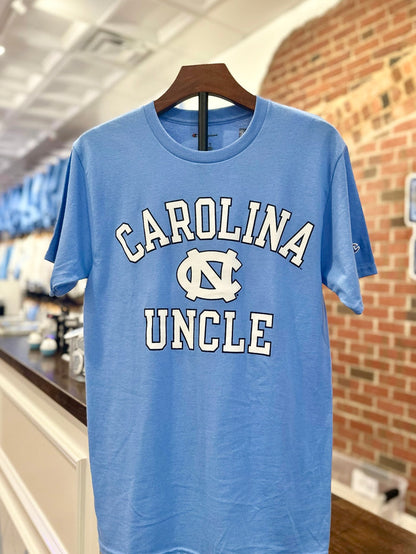 UNC Uncle Carolina Blue T-Shirt by Champion - Detail View - Champion