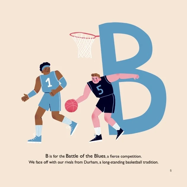 University North Carolina A To Z - Side View - Collegiate ABCs