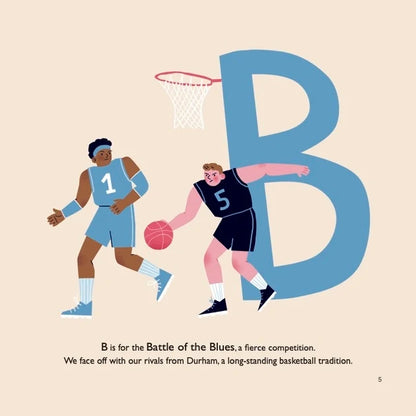University North Carolina A To Z - Side View - Collegiate ABCs